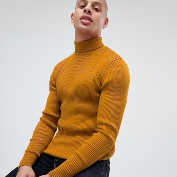 ASOS Ribbed TurtleNeck - Picture 4 of 5